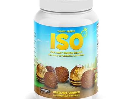 Yummy Sports ISO 100% Whey Protein Isolate - Hazelnut Crunch (2 lbs) For Cheap