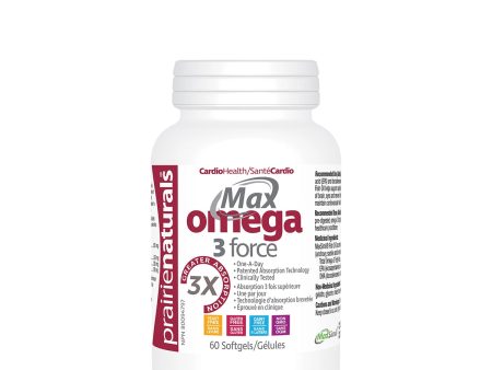 Prairie Naturals Max Omega 3 Force (60 Softgels) Online Hot Sale