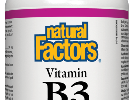 Natural Factors Vitamin B3 Nicotinic Acid 500 mg (90 Tablets) Online now