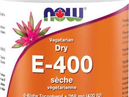 NOW Vegetarian Dry E-400 (100 VCaps) Cheap