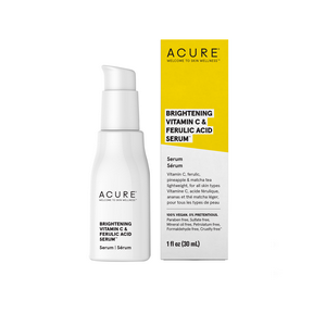 Acure Brightening Vitamin C & Ferulic Acid Serum (30 mL) Hot on Sale