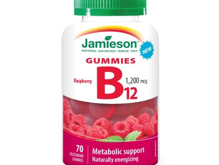 Jamieson Vitamin B12 1200 mcg - Raspberry (70 Gummies) Online