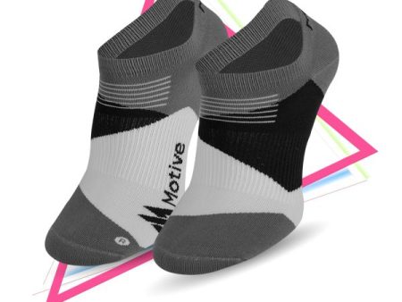 Motive Sock Speed Performance Velocity Liner 3D - Grey White Online Sale