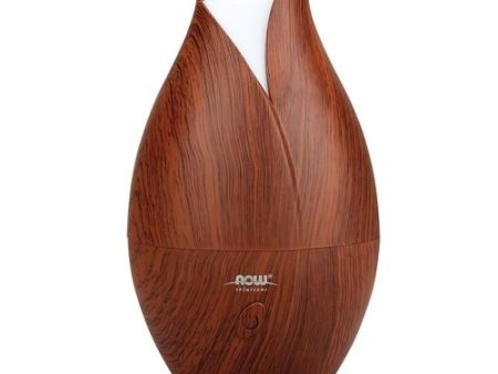 NOW Ultrasonic Faux Wood Grain Oil Diffuser For Discount