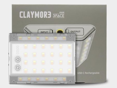 Claymore 3 Face Mini Rechargeable Area Light Online