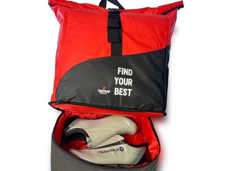 TriathlonWorld | Transition Bag | Black   Red Online now