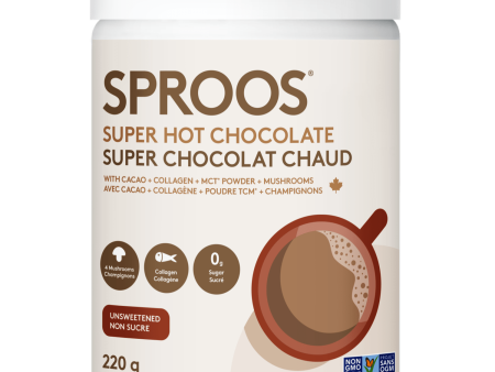 Sproos Super Hot Chocolate Unsweetened (220 g) For Cheap