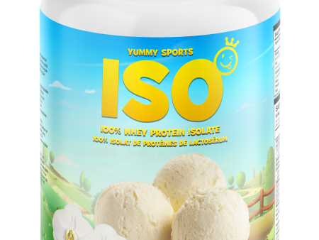 Yummy Sports ISO 100% Whey Protein Isolate - Vanilla Ice Cream (2 lbs) Online Hot Sale