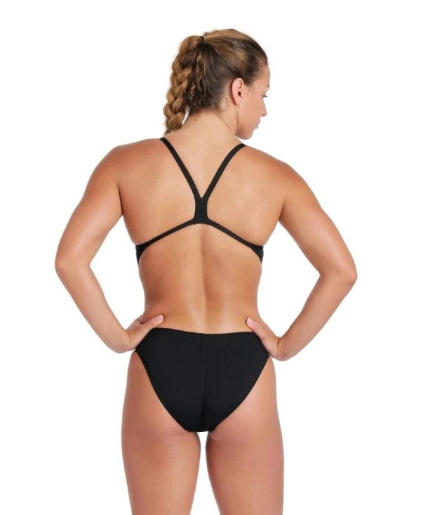 Arena | Team Swimsuit | Challenge Solid | Black   White Online now