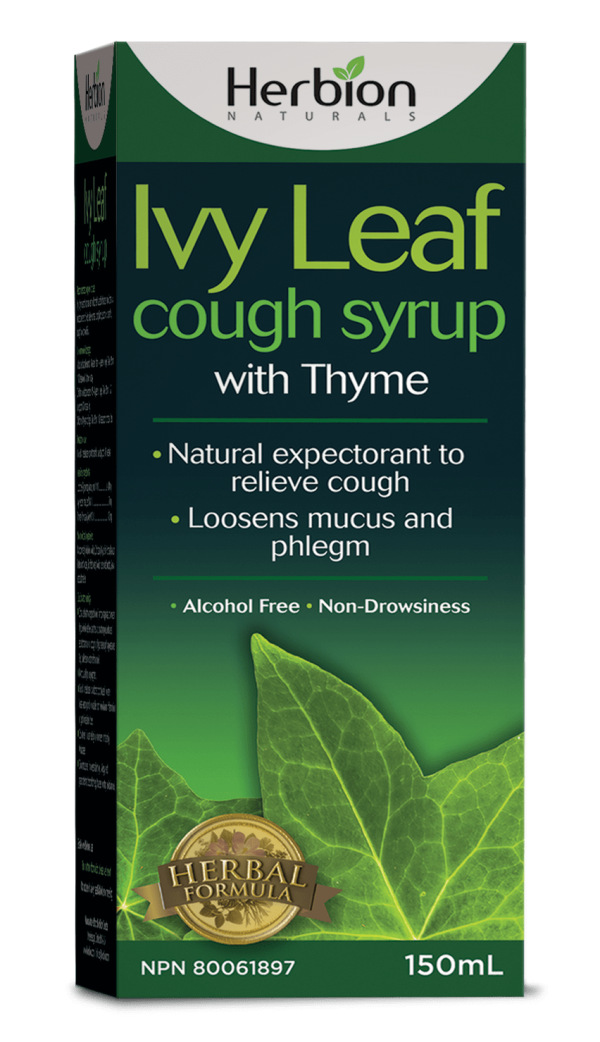 Herbion Naturals Ivy Leaf Cough Syrup with Thyme (150 mL) For Discount