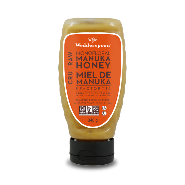 Wedderspoon Raw Monofloral Manuka Honey KFactor 16 (340 g) on Sale