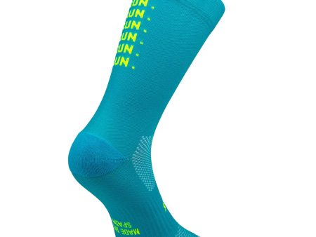 Sporcks Running Socks - Just Run Green Fashion