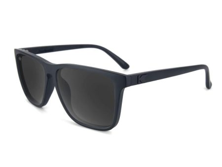 Knockaround Fast Lanes Sunglasses - Black on Black   Smoke Online Sale