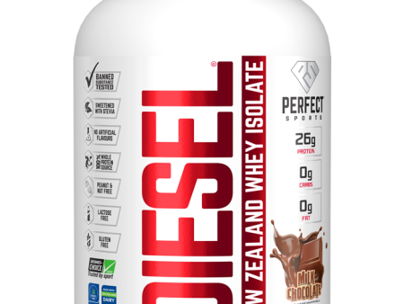 Perfect Sports Diesel New Zealand Whey Isolate Protein - Milk Chocolate (2 lbs) Fashion