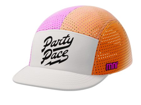 Rnnr Pacer Hat - Party Pace Pink and Orange Sale