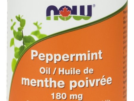 NOW Peppermint Oil 180 mg (90 Softgels) For Discount