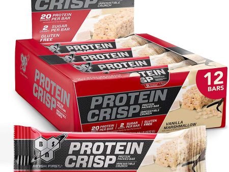 BSN Protein Crisp Bars - Vanilla Marshmallow on Sale