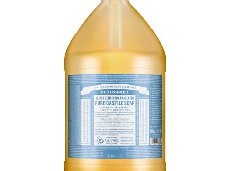 Dr. Bronner s 18-in-1 Pure-Castile Soap - Hemp Baby Unscented For Sale