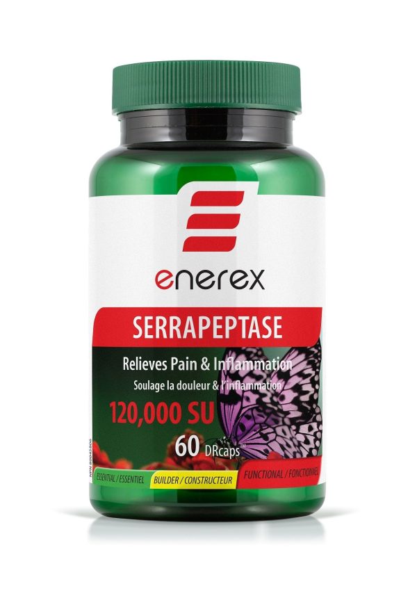 Enerex Serrapeptase 120000 SU (Capsules) For Discount