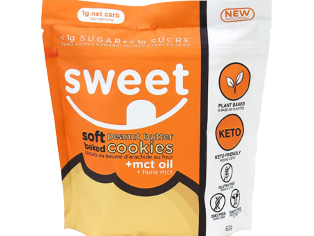 Sweet Nutrition Soft Baked Peanut Butter Cookies (68 g) For Discount