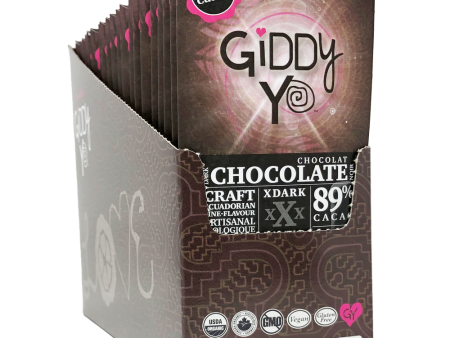 Bridgitte s Giddy Yo 89% Cacao Dark Chocolate Bars - XDark For Discount