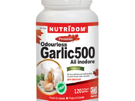 Nutridom Odourless Garlic500 (120 Softgels) Online Sale