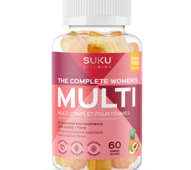 Suku Vitamins The Complete Women s Multi  - Peach & Pineapple (60 Gummies) Online Sale