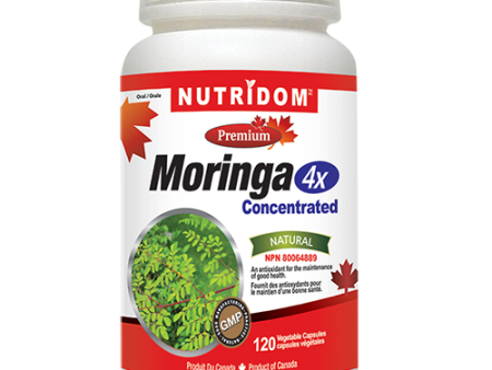 Nutridom Moringa 4X Concentrated (120 VCaps) on Sale