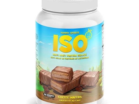 Yummy Sports ISO 100% Whey Protein Isolate - Coffee Wafers (2 lbs) on Sale