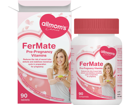 Allmom s Choice FerMate Pre-Pregnancy Vitamins (90 Tablets) Online Sale