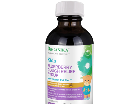 Organika Kids Cough Relief Syrup - Elderberry with Honey (100 mL) Online Hot Sale