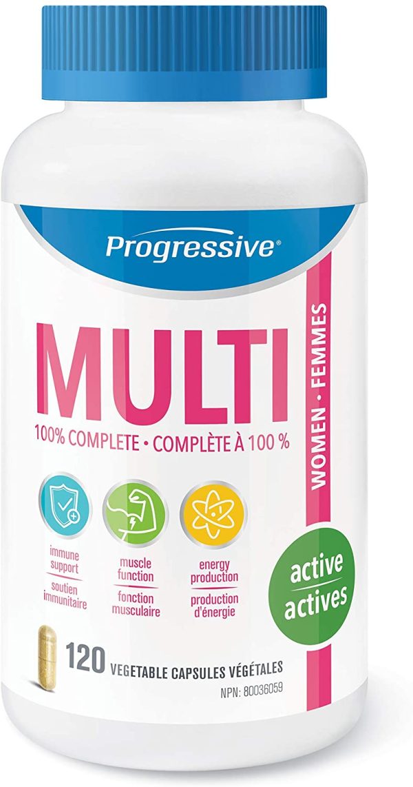 Progressive Multi 100% Complete Active Women (VCaps) Online now