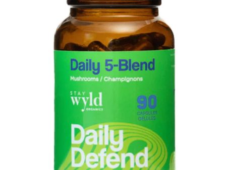 Stay Wyld Organics Daily 5-Blend Mushrooms (90 VCaps) For Cheap