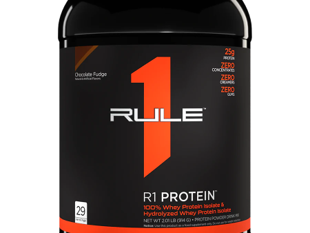 Rule One R1 Protein 100% Whey Isolate & Hydrolyzed Whey - Chocolate Fudge (5.09 lbs) Discount