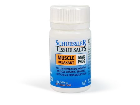 Schuessler Tissue Salts Magnesium Phosphate Muscle Relaxant (125 Tablets) Hot on Sale