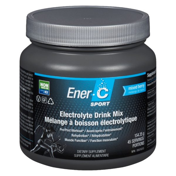 Ener-C Sport Electrolyte Drink Mix Mixed Berry Tub 154 g Hot on Sale