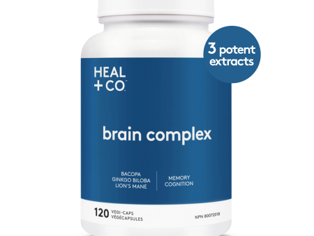 Heal + Co. Brain Complex Memory + Cognition (120 VCaps) Supply