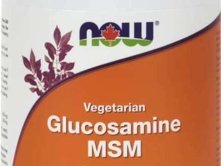 NOW Vegetarian Glucosamine MSM (120 VCaps) For Cheap