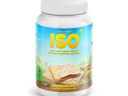 Yummy Sports ISO 100% Whey Protein Isolate - Birthday Pastries (2 lbs) Discount