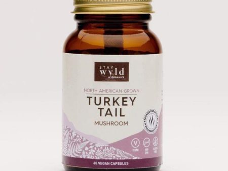 Stay Wyld Organics Turkey Tail Mushroom (60 VCaps) Hot on Sale