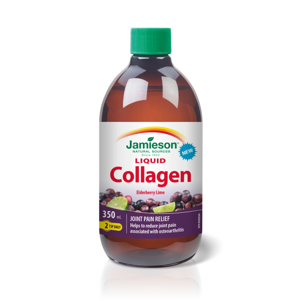 Jamieson Liquid Collagen - Elderberry Lime (350 mL) Online