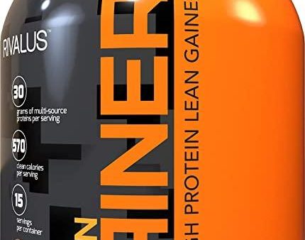 Rivalus Clean Gainer Cookies and Crème Protein (5 lbs) Online Hot Sale