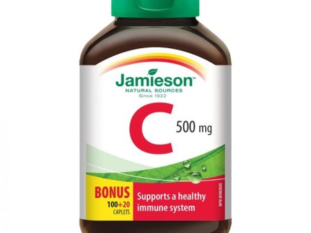 Jamieson Vitamin C 500 mg (120 Caplets) Online now