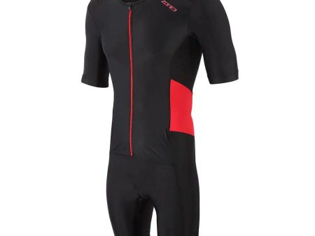 Zone3 | Activate Short Sleeve | Trisuit | Heren | Black   Red Online now