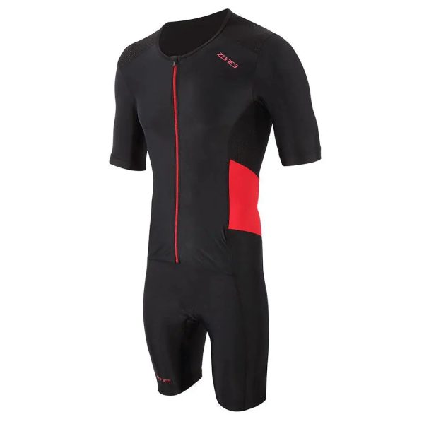 Zone3 | Activate Short Sleeve | Trisuit | Heren | Black   Red Online now