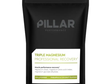 Pillar | Triple Magnesium Powder | Pineapple Coconut | Sachet Fashion