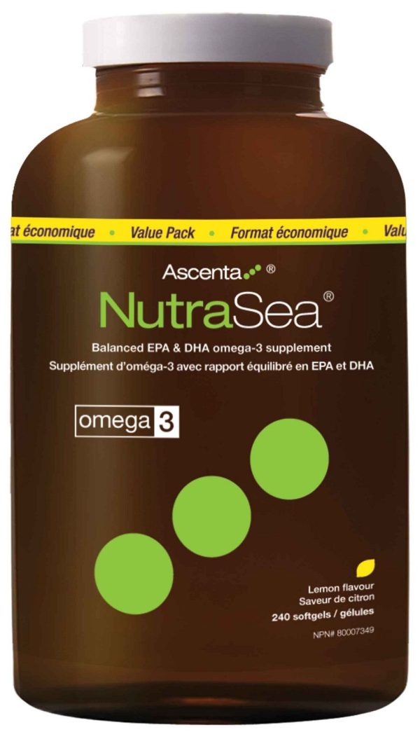 NutraSea Omega3 - Lemon (240 Softgels) Online