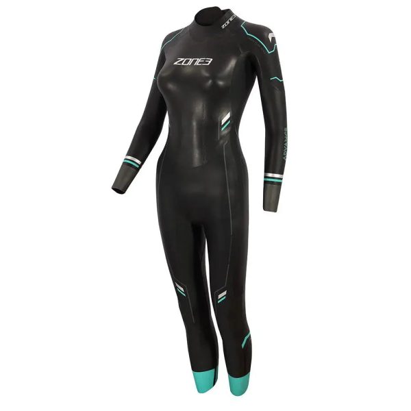 Zone3 | Advance Wetsuit | Dames | Black   Blue For Cheap