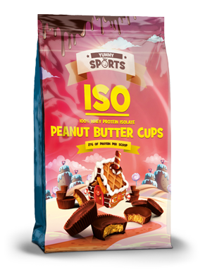 Yummy Sports ISO 100% Whey Protein Isolate - Peanut Butter Cups (2 lbs) Supply