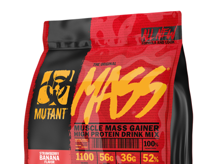 Mutant MASS High Protein Drink Mix - Strawberry Banana (5 lbs) For Cheap